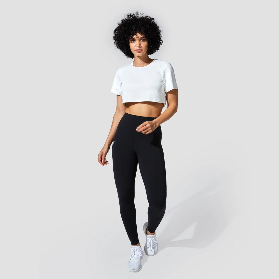 Graphic Wave Eyes Crop Top