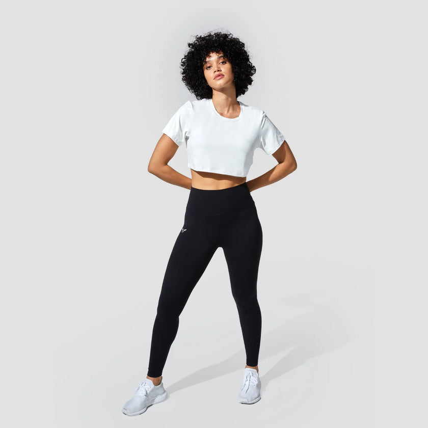 Graphic Wave Eyes Crop Top