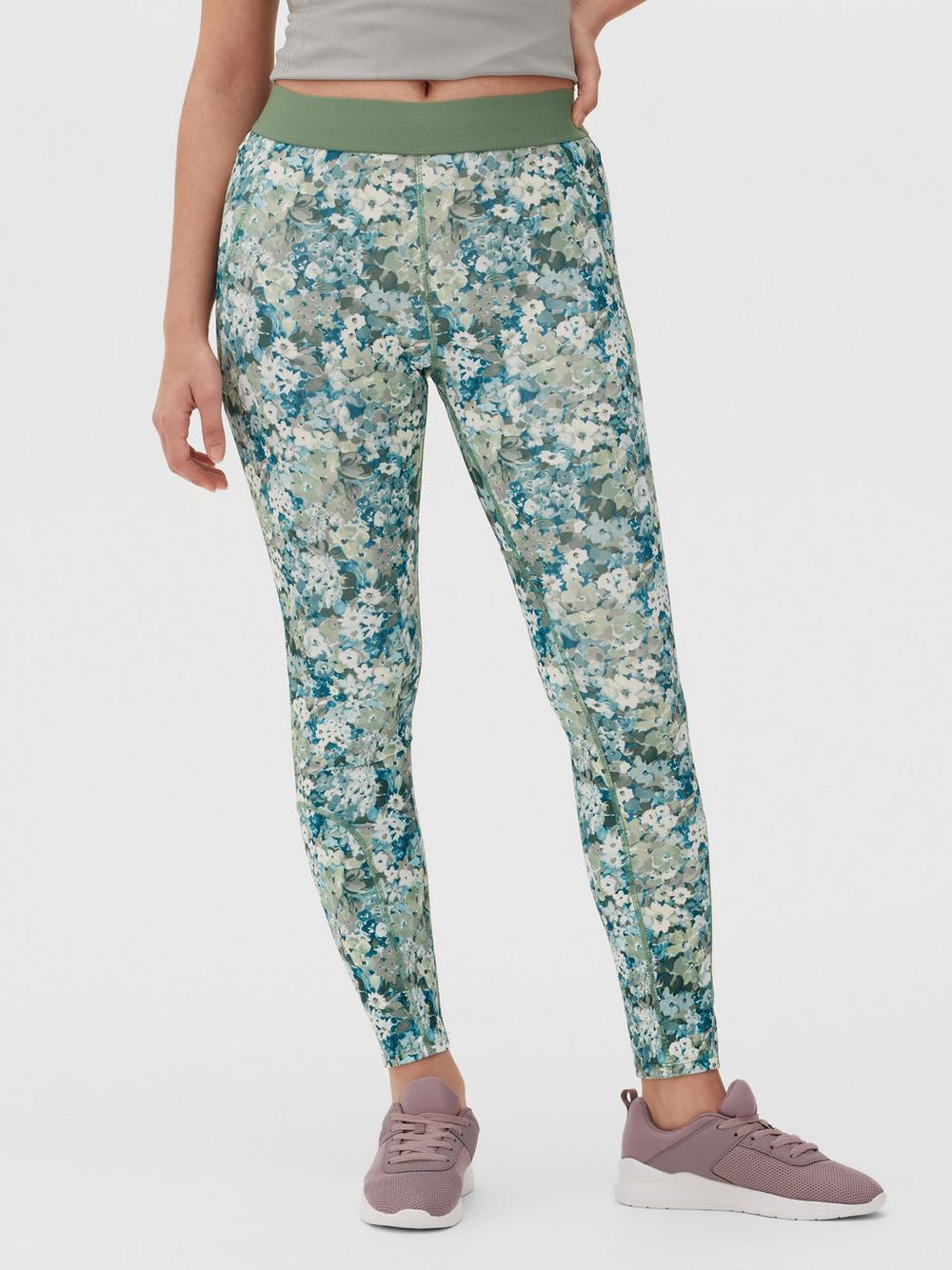 Floral Print Performance Leggings