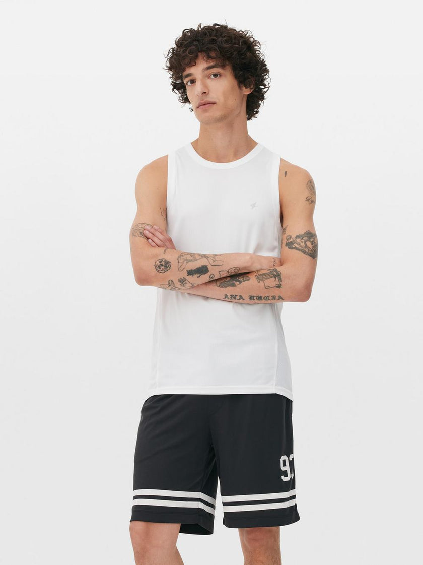 Printed Sleeveless Vest