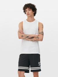 Printed Sleeveless Vest