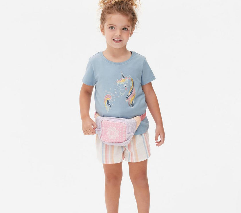 Mixed Print Short Sleeve T-Shirt