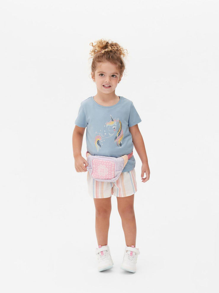 Mixed Print Short Sleeve T-Shirt