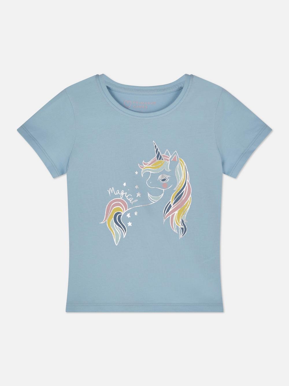 Mixed Print Short Sleeve T-Shirt