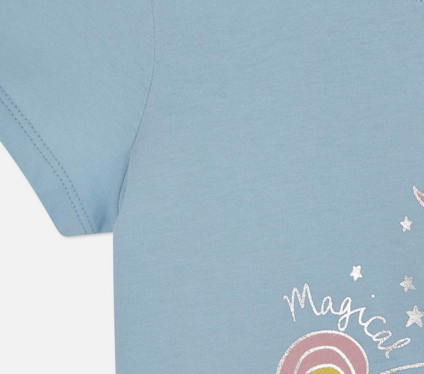 Mixed Print Short Sleeve T-Shirt