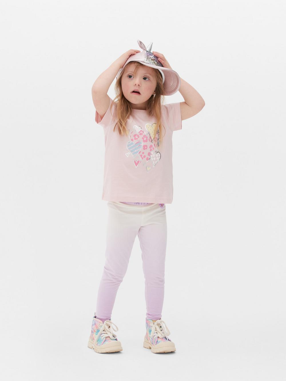 Mixed Print Short Sleeve T-Shirt