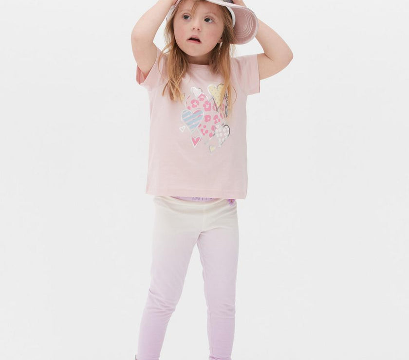 Mixed Print Short Sleeve T-Shirt