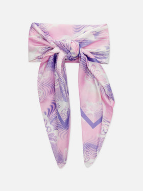Printed Satin Scarf