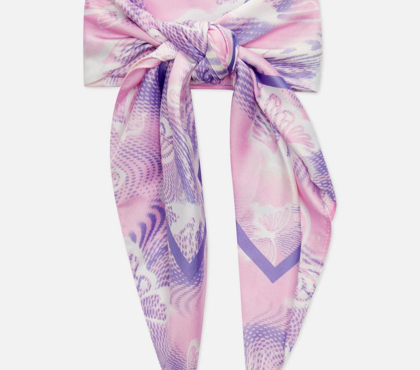 Printed Satin Scarf