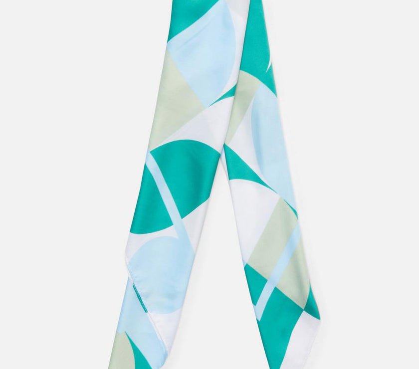 Printed Satin Scarf