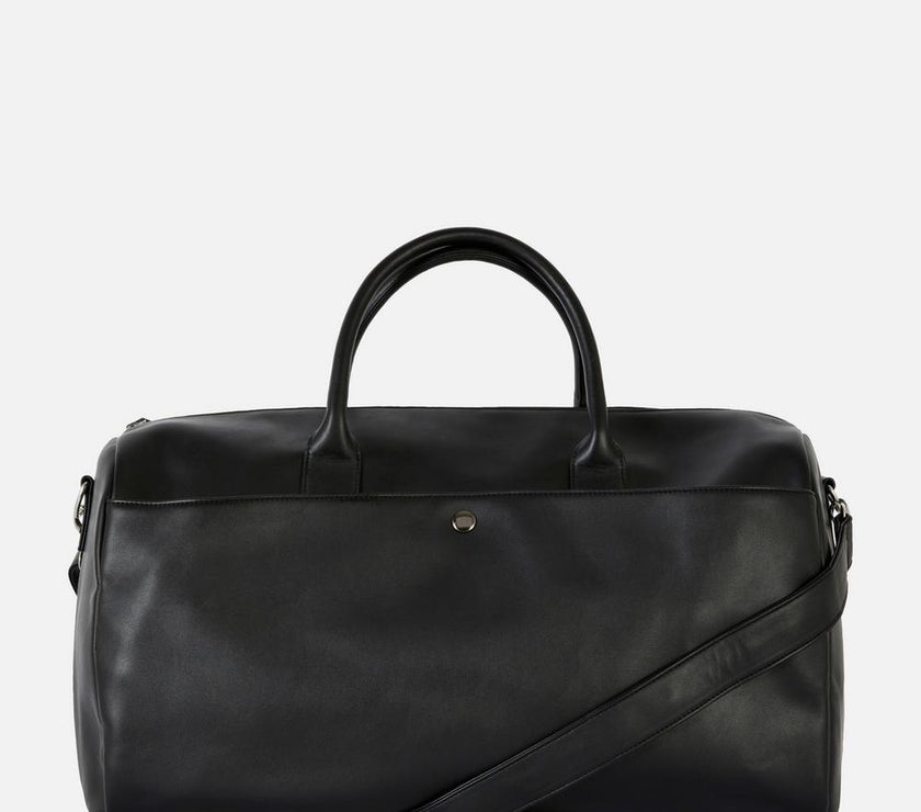 Faux Leather Holdall Bag