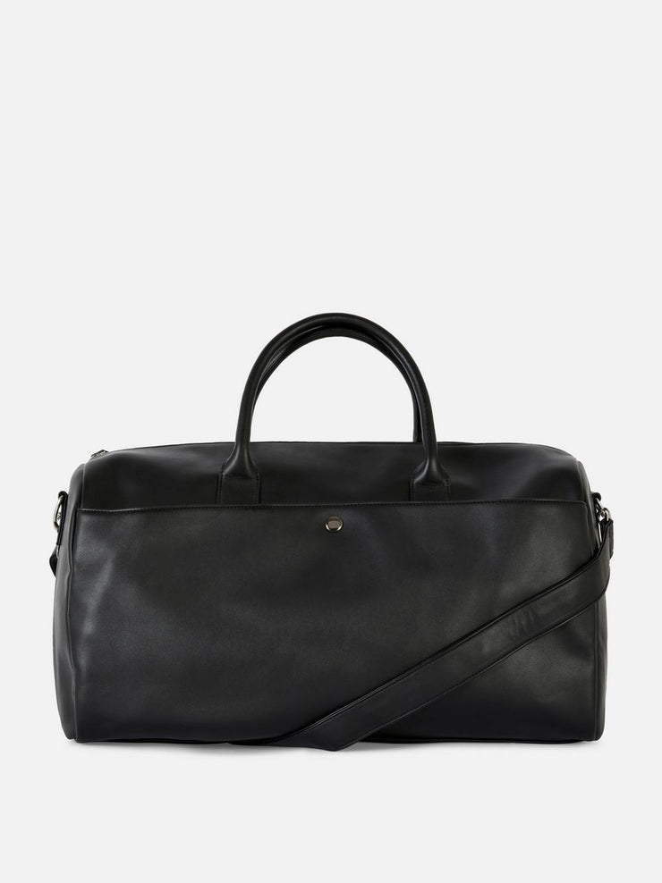 Faux Leather Holdall Bag