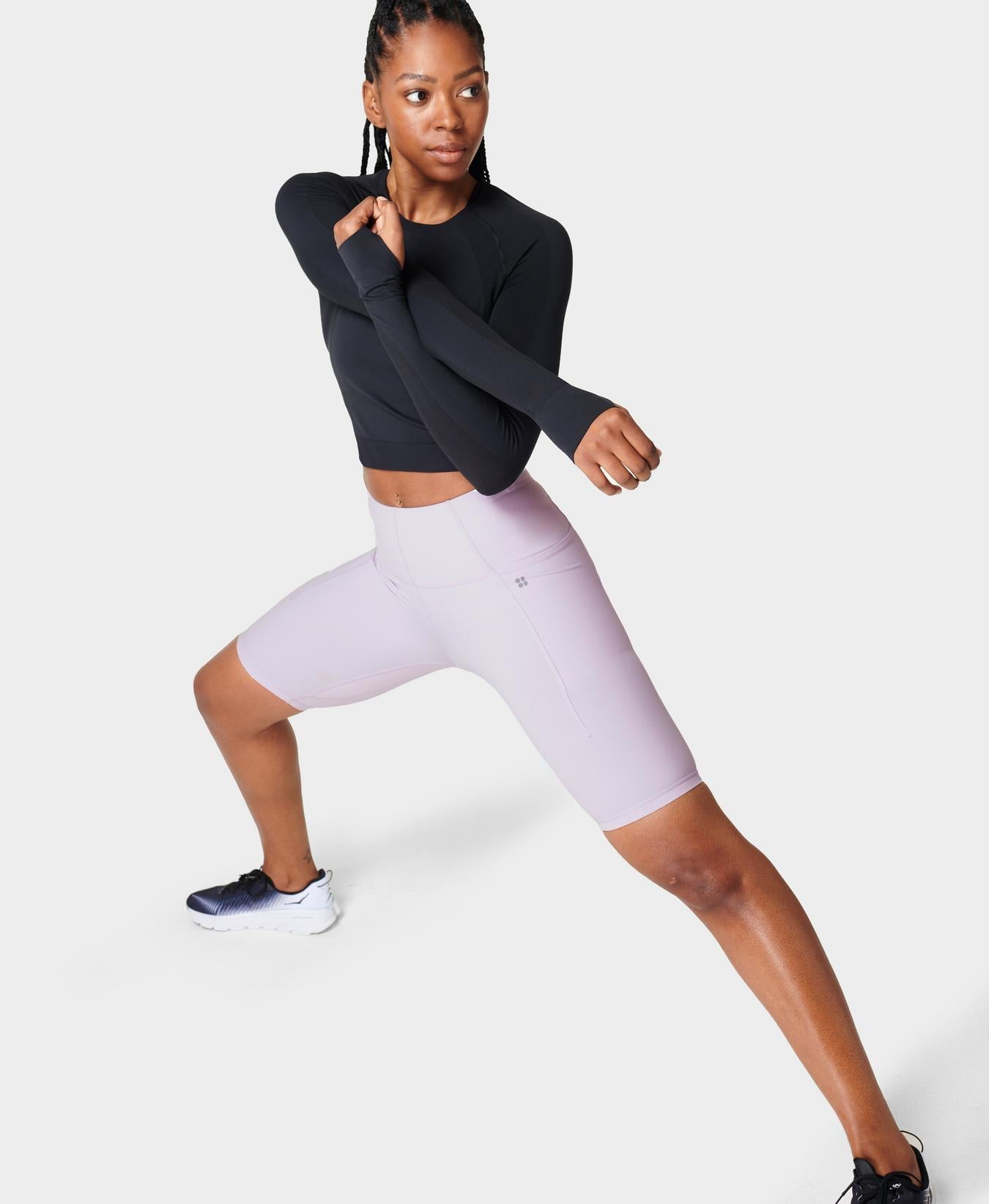 Athlete Seamless Crop Long Sleeve Top