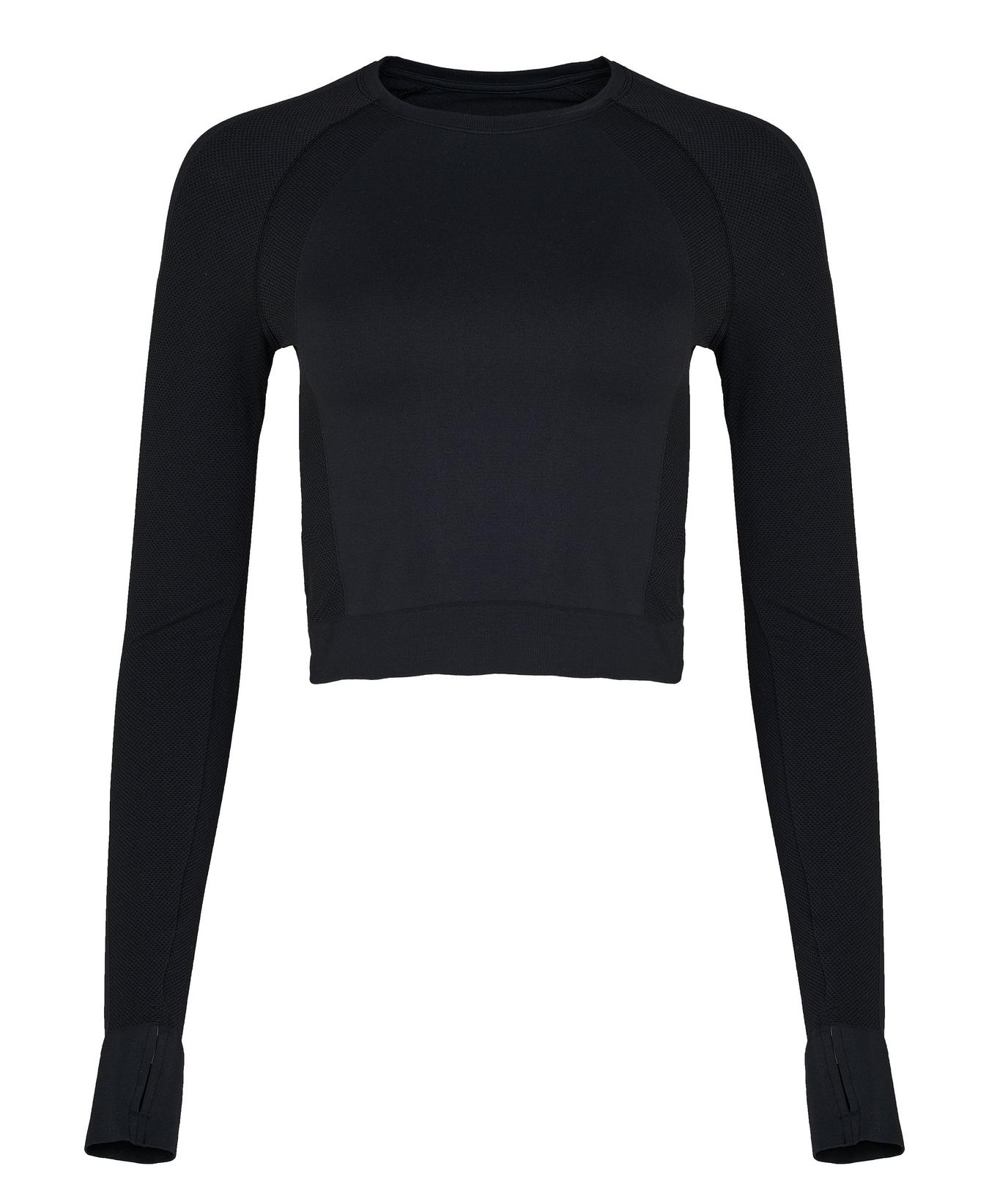 Athlete Seamless Crop Long Sleeve Top