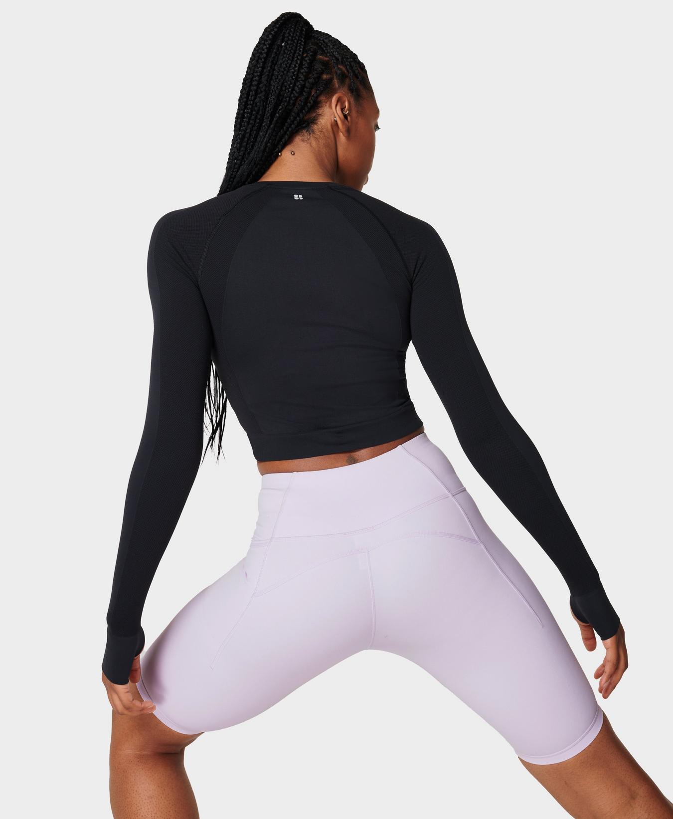 Athlete Seamless Crop Long Sleeve Top